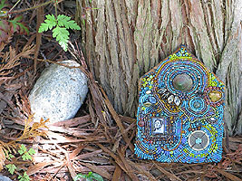 beaded journal 
house #1 beaded journal house #1